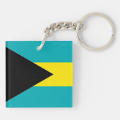 Porte-clés Drapeau des Bahamas (Dos)