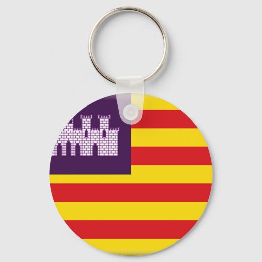 Porte-clés Drapeau des Baléares (Espagne) (Recto)