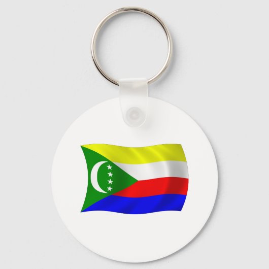 Porte-clés Drapeau des Comores (Recto)