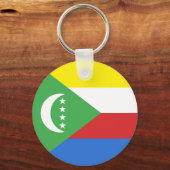 Porte-clés Drapeau des Comores (Recto)