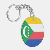 Porte-clés Drapeau des Comores (Devant gauche)