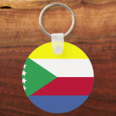 Porte-clés Drapeau des Comores (Recto)