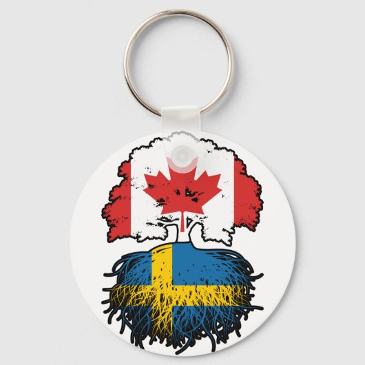 Porte-clés Drapeau des Eaux-de-vie de Swedish (Recto)