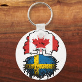 Porte-clés Drapeau des Eaux-de-vie de Swedish (Recto)