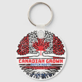 Porte-clés Drapeau des Eaux Profondes du Canada Pays-Bas (Verso)