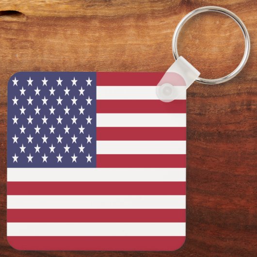 Porte-clés Drapeau des États-Unis (Verso)