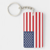 Porte-clés Drapeau des États-Unis (Devant)