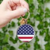Porte-clés Drapeau des États-Unis d'Amérique (Main)