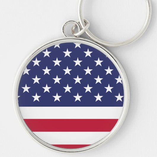 Porte-clés Drapeau des États-Unis d'Amérique (Devant)