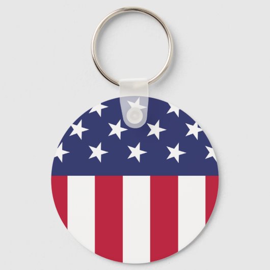 Porte-clés Drapeau des États-Unis d'Amérique (Recto)