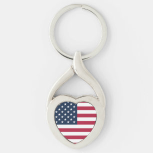 Porte-clés Drapeau des États-Unis d'Amérique