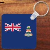 Porte-clés Drapeau des îles Caïmans (Verso)