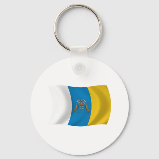 Porte-clés Drapeau des Îles Canaries (Recto)