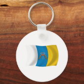 Porte-clés Drapeau des Îles Canaries (Recto)