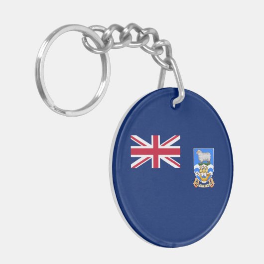 Porte-clés Drapeau des îles Falkland (Devant gauche)
