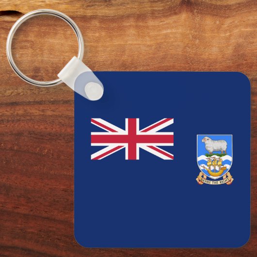 Porte-clés Drapeau des îles Falkland (Recto)