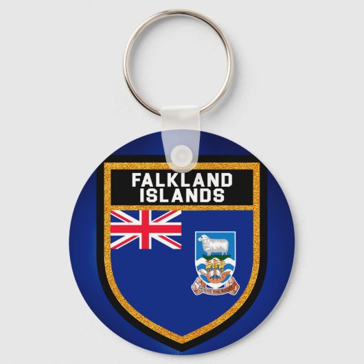 Porte-clés Drapeau des îles Falkland (Recto)