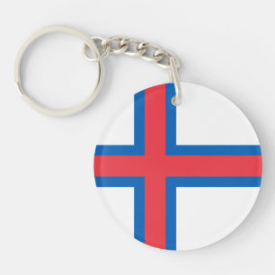 Porte-clés Drapeau des îles Féroé