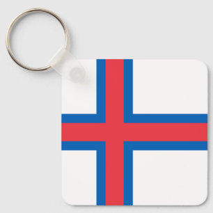 Porte-clés Drapeau des îles Féroé