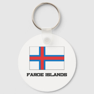 Porte-clés Drapeau des Iles Féroé