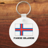 Porte-clés Drapeau des îles Féroé (Recto)