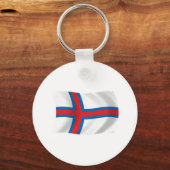 Porte-clés Drapeau des Îles Féroé (Recto)