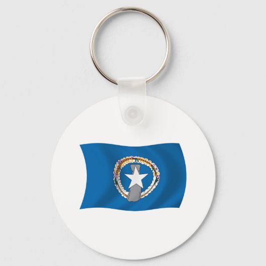 Porte-clés Drapeau des Îles Mariannes du Nord (Recto)