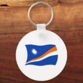Porte-clés Drapeau des Îles Marshall (Recto)