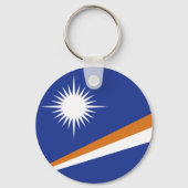 Porte-clés Drapeau des Îles Marshall (Recto)
