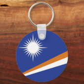 Porte-clés Drapeau des Îles Marshall (Recto)