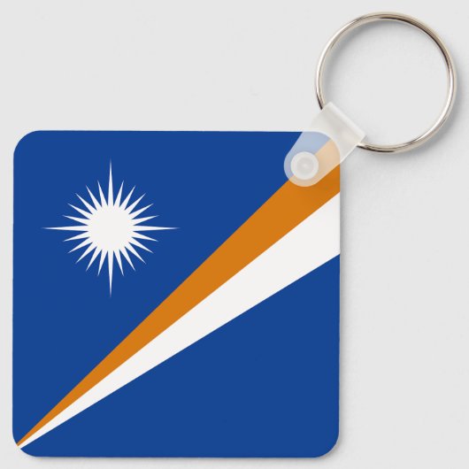 Porte-clés Drapeau des Îles Marshall (Dos)