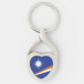 Porte-clés Drapeau des Îles Marshall (Devant)