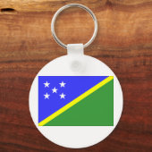 Porte-clés Drapeau des Îles Salomon (Recto)