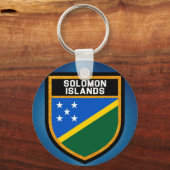 Porte-clés Drapeau des Îles Salomon (Recto)