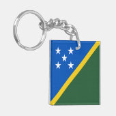 Porte-clés Drapeau des Îles Salomon (Devant gauche)