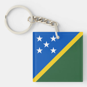 Porte-clés Drapeau des Îles Salomon