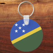 Porte-clés Drapeau des Îles Salomon (Recto)