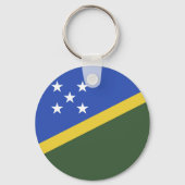 Porte-clés Drapeau des Îles Salomon (Verso)