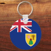 Porte-clés Drapeau des îles Turques et Caïques (Recto)