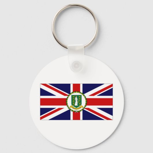 Porte-clés Drapeau des îles Vierges britanniques (Recto)