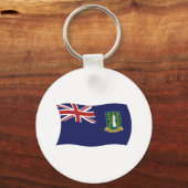 Porte-clés Drapeau des Îles Vierges britanniques (Recto)