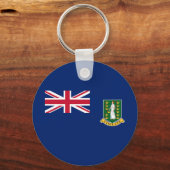 Porte-clés Drapeau des îles Vierges britanniques (Verso)