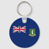 Porte-clés Drapeau des îles Vierges britanniques (Verso)
