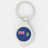 Porte-clés Drapeau des îles Vierges britanniques (Devant)