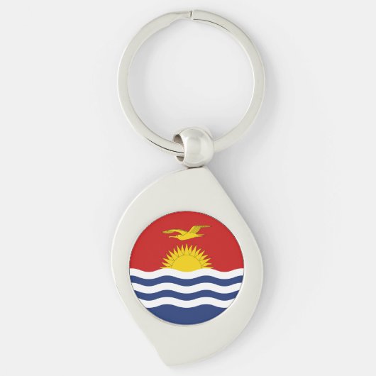 Porte-clés Drapeau des Kiribati (Devant)