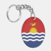 Porte-clés Drapeau des Kiribati (Devant gauche)