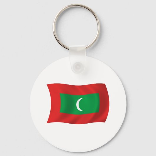 Porte-clés Drapeau des Maldives (Recto)