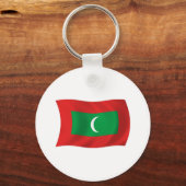 Porte-clés Drapeau des Maldives (Recto)
