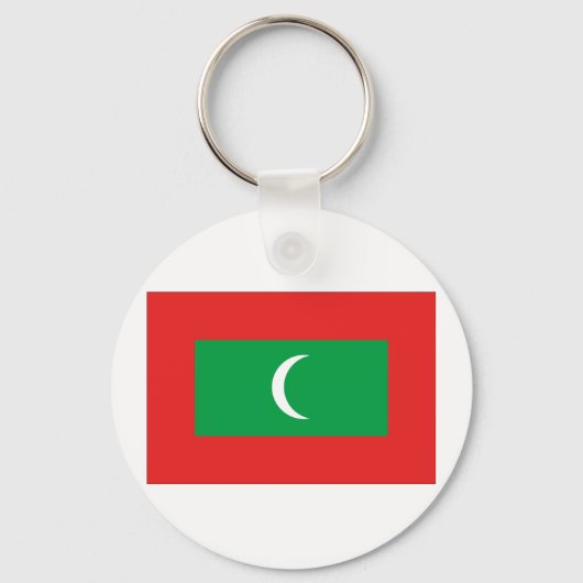 Porte-clés Drapeau des Maldives (Recto)