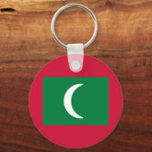 Porte-clés Drapeau des Maldives (Recto)